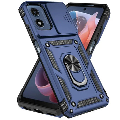 Armor Shockproof Case For Motorola Moto G Play 2024 G Power Stylus Pure 5G 2023 2022 Cover Ring Car Holder Shell Coque Funda 