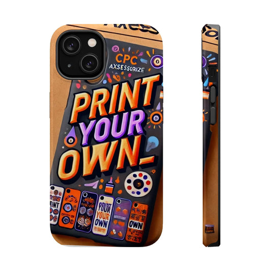 Customizable Magnetic Phone Case - Print Your Own Design  iPhone-14-Glossy