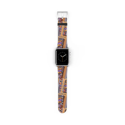 Customizable Watch Band - Print Your Own Design  38-41-mm-Silver-Matte