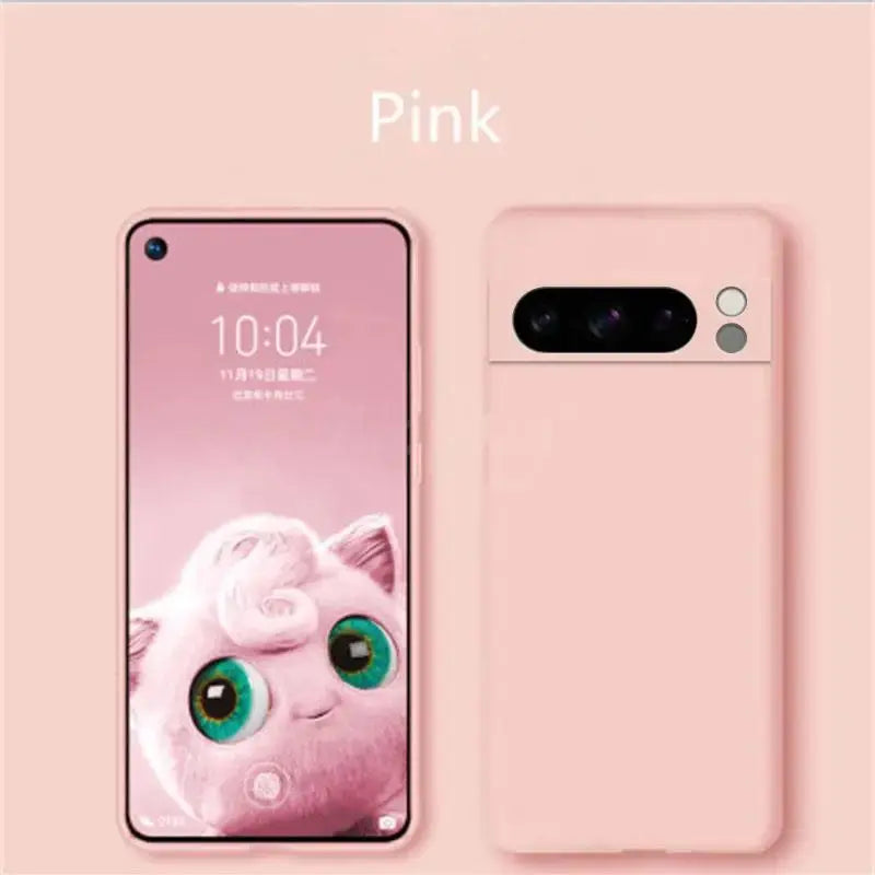 Case for Google Pixel – Liquid Silicone Rubber Protector, TPU Shockproof Case - CPC Axessorize PIXEL-9-PRO-PINK